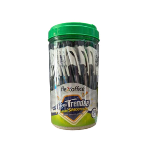ปากกาลูกลื่นหมึกน้ำมัน Flex Office 0.7มม. (50ด้าม) รุ่น Super Trendee FO-GELB09