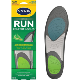 [ของแท้ 100%] DR.SCHOLL RUN INSOLES ATHLETIC SERIES