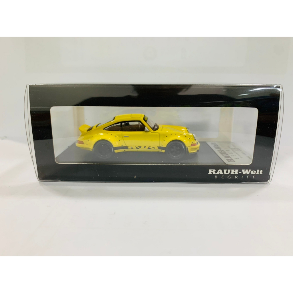 RAUH-Welt Begriff 1/64 RWB Porsche 930 Ducktail Wing Yellow