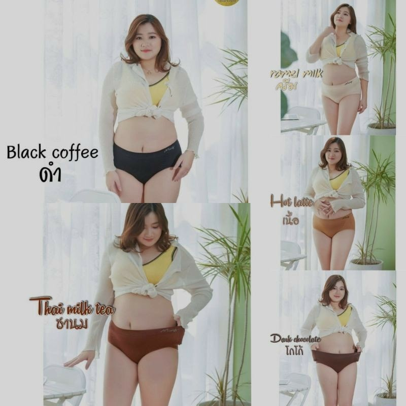 ❤️❤️ Mixy Aliz ❤️❤️ กางเกงในผ้าทอ   Set 10 ตัว สำหรับสาวอวบ ใส่สบายมาก ราคา ถูกที่สุด ดีลบีเคเค แกลเลอรีภาพที่ 2