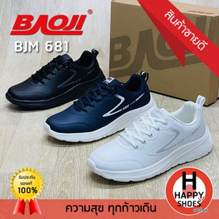 🚚ส่งเร็ว🚛ส่งด่วน👟สินค้าใหม่✨🧦🆓แถมฟรี!!!ถุงเท้าข้อสั้น1คู่👟รองเท้าผ้าใบชาย BAOJI รุ่น BJM681 URBAN SPORT