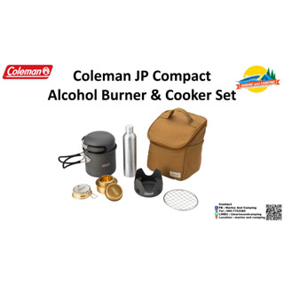 Coleman JP Compact Alcohol Burner &amp; Cooker Set