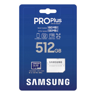 Samsung 512GB PRO Plus Micro SDXC With Adapter