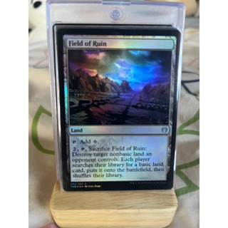 การ์ด MTG Field of Ruin Foil Land Magic the Gathering EDH รุ่น THB สภาพ Nm