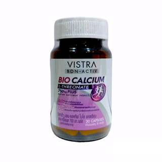 Vistra Bon-Activ Bio Calcium L-Threonate 750mg Plus 30s 9371 Exp.10/03/26