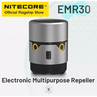 พร้อมส่ง NITECORE EMR30 ไล่ยุงแบบพกพา20FT 360 ° อัลตร้าซาวด์ไล่แมลงสาบหนู18W แบตสำรองสำหรับแคมป์ปิ้งบาร์บีคิวปาร์ตี้