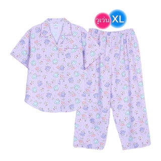 🌈ไซส์XL ชุดนอน (รอบอก44) ผ้าคอตตอนวูเว่น ลิขสิทธิ์แท้ Josilins