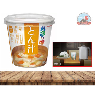 Marukome tonjiru miso soup61g. มารุโคเมะโทนจิรุมิโซะซุปไม่ผิดหวังจริงๆ กับแบรนนี้อร่อยคุ้มค่ามาก