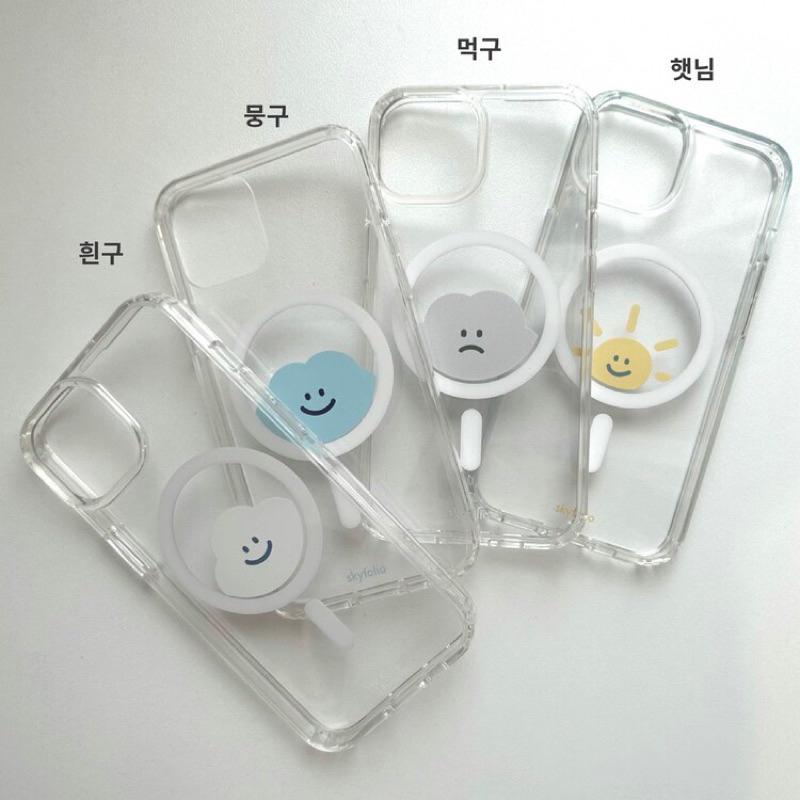 [Pre-order สอบถามรุ่นโทรศัพท์ก่อน] skyfolio — gel hard case + griptok