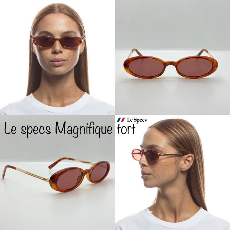 แว่นตากันแดด 💢พร้อมส่ง💢 Le specs รุ่น Magnifique tort