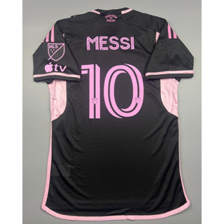 เสื้อบอล เพลเย่อ อินเตอร์ ไมอามี่ เยือน 2023-24 Player Inter Miami Away 10 MESSI อาร์ม MLS 2023