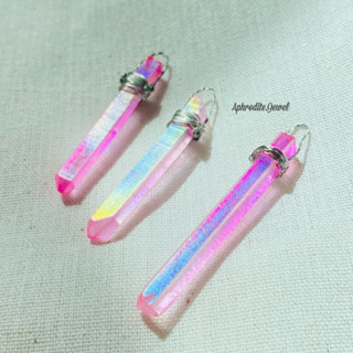 Pink aura quartz ออร่าควอทซ์