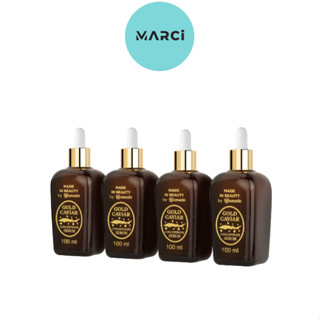 [4 ขวด] Amado Gold Caviar Concentrate Serum(100 ml.) อมาโด้ โกลด์ คาร์เวียร์ เซรั่ม