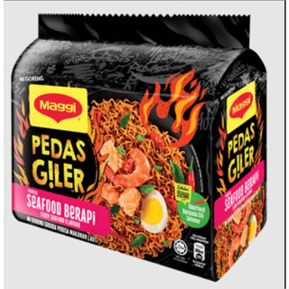 MAGGI Pedas Giler Seafood Berapi (10 packs x 76g)