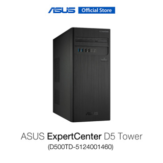 ASUS ExpertCenter D5 Tower (D500TD-5124001460), Intel Core i5-12400, 8GB DDR4 U-DIMM, 256GB M.2 NVMe PCIe 3.0 SSD, DOS