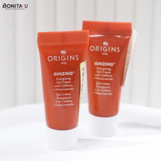 Origins Ginzing Energizing Gel Cream with Caffeine + Niacinamide 5ml มอยเจอไรเซอร์เนื้อบางเบา