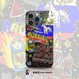 Russia   เคสด้านพรีเมี่ยม Premium Matte Case