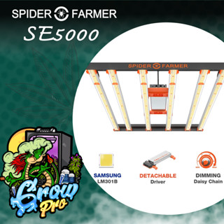 Spider Farmer® Upgraded SE5000 480W Full Spectrum LED Grow Light ไฟ LED สำหรับปลูกผัก ไฟปลูกพืช ไฟปลูกต้นไม้