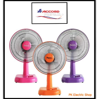 ACCORD พัดลมตั้งโต๊ะ12 นิ้ว รุ่น PREVAIL PV-201(คละสี) ระบุสีทักแชท รับประกันมอเตอร์ 2 ปี