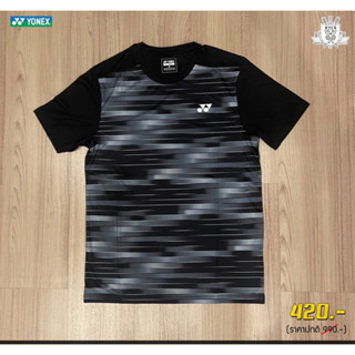 เสือแบดมินตัน YONEX T-SHIRT 1611(Jet Black / Pigeon)