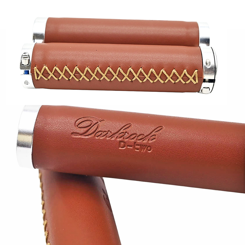 DARKROCK Cowhide Grip ปลอกแฮนด์จักรยาน  วัสดุหนังวัวแท้ ให้ความสวยงามสไตล์เรโทร ใช้งานได้ทนทาน จับกระชับมือ - รูปที่ 5