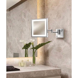 ✨KOHLER mirror with led lighting. กระจกแต่งหน้าสี่เหลี่ยม พร้อมไฟ LED ✨