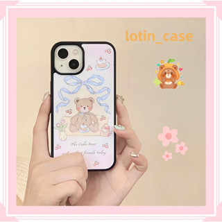 🎁ส่งของขวัญ🎁เคสไอโฟน สำหรับ 11 13 for iPhone Case 14 12 Pro Max การ์ตูน น่ารัก หมีน้อย กันกระแทก ปกป้อง เคสโทรศัพท์