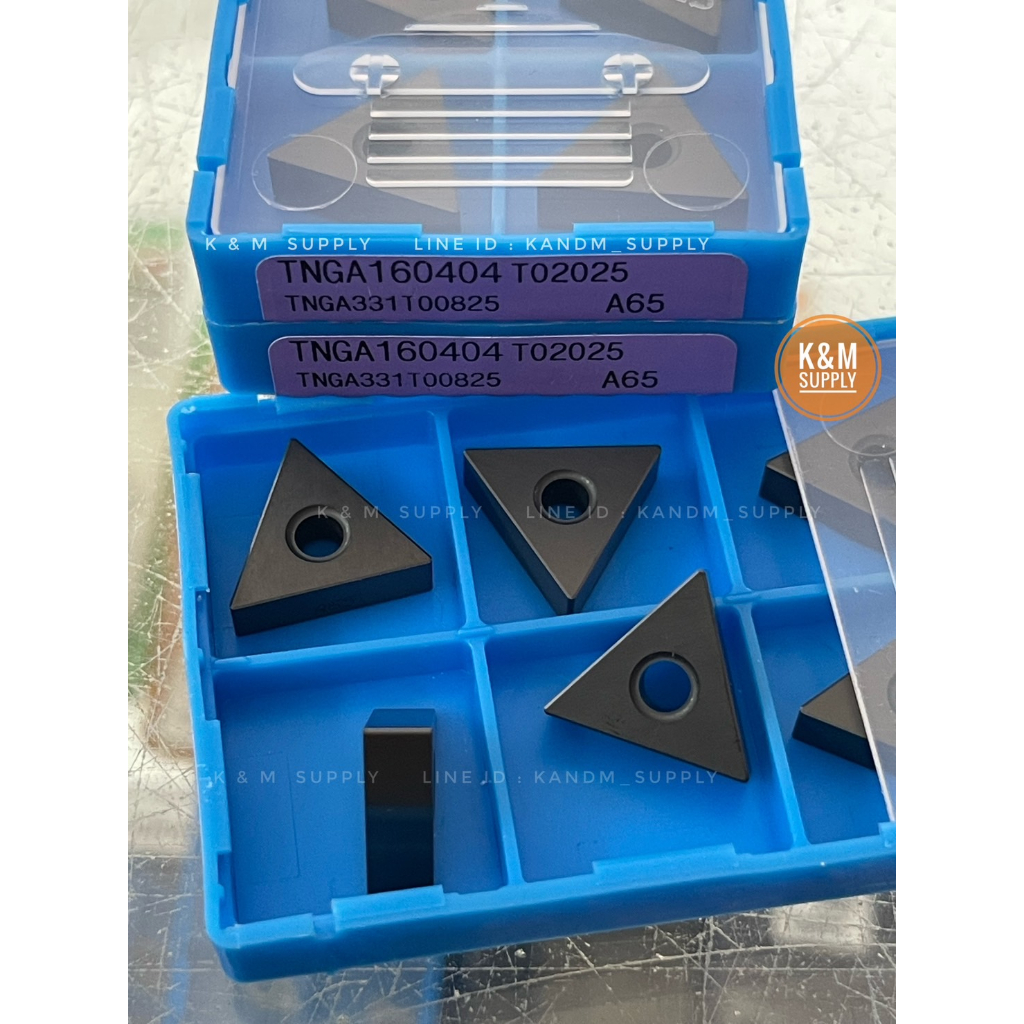 [ราคาต่อ 1 เม็ด]เม็ดมีดเซรามิค T 16,INSERT TNGA160404, INSERT TNGA160408 เม็ดมีดกลึง, เม็ดมีดอินเสริ