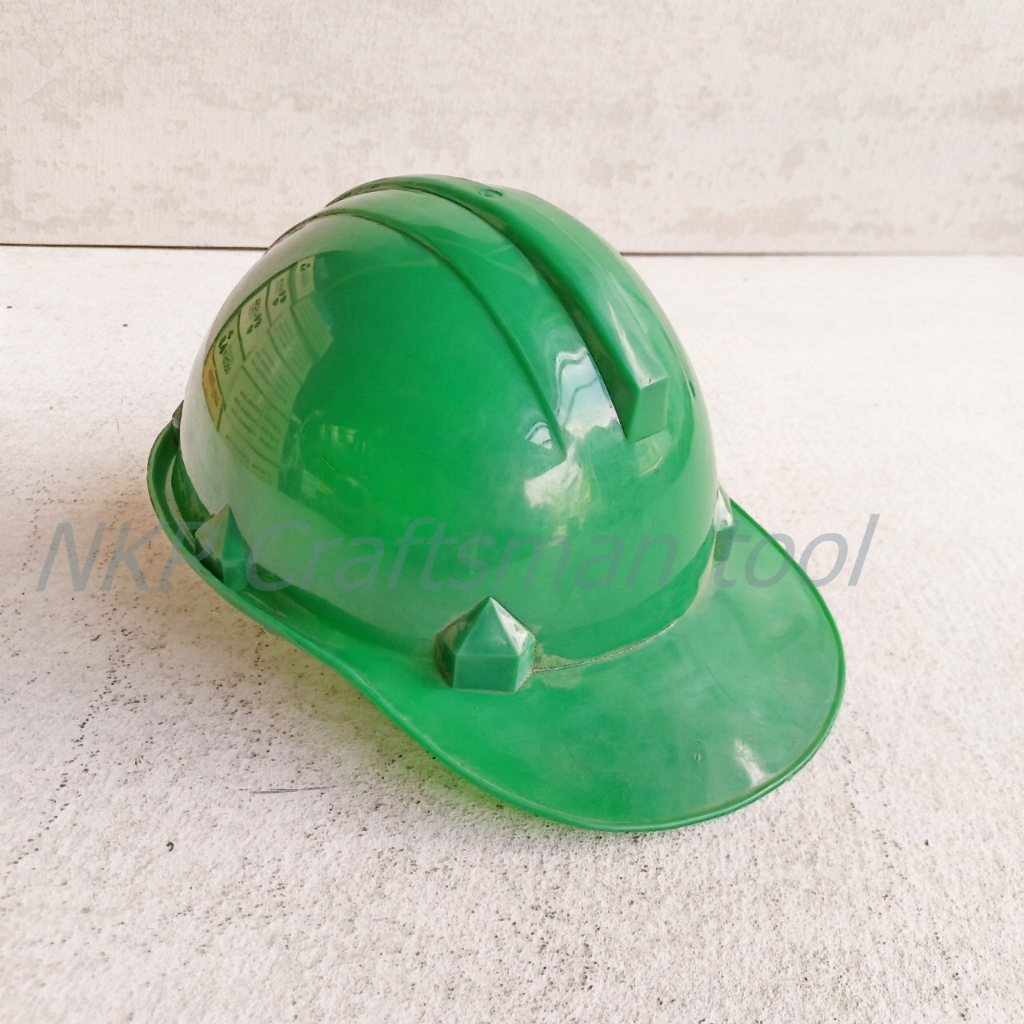 หมวกเซฟตี้ นิรภัย ป้องกันภัย สีเขียว ราคาถูก ระบายอากาศได้ดี - รูปที่ 3