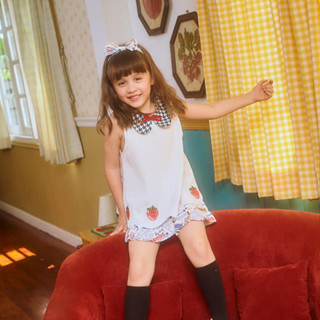 BABA BAKES 03 (Top &amp; Ruffle Mini Skirt set) ชุดเดรส เสื้อผ้าแฟชั่นสำหรับเด็ก