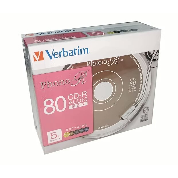 CD-R AUDIO MITSUBISHI ( pack.5 แผ่นมี 5 สี) รูปที่ 2