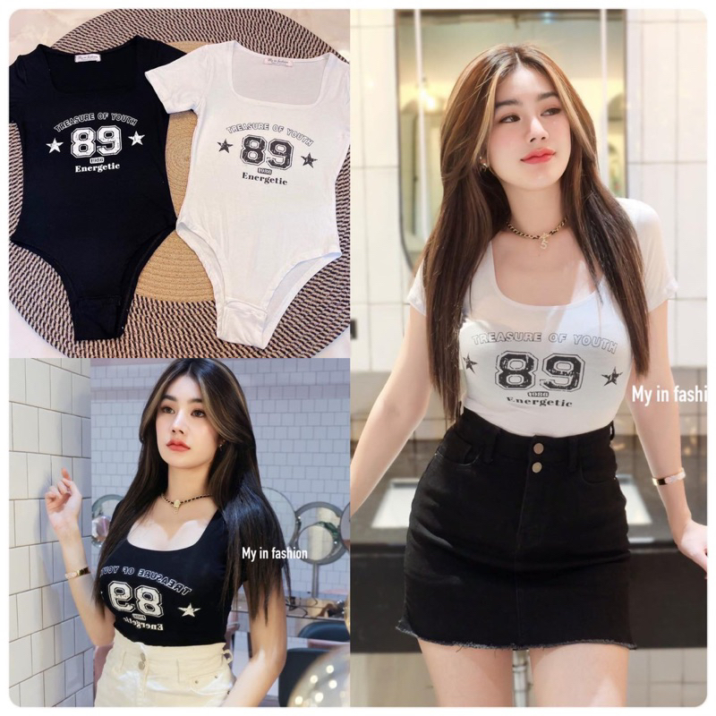 มาแรงบอดี้สูท พิมพ์ลาย89 สวยมากกก