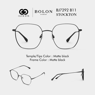 BOLON กรอบแว่นตา โบลอน รุ่น STOCKTON BJ7292 ทรงเหลี่ยม Square ของแท้ มีประกัน [SS23]