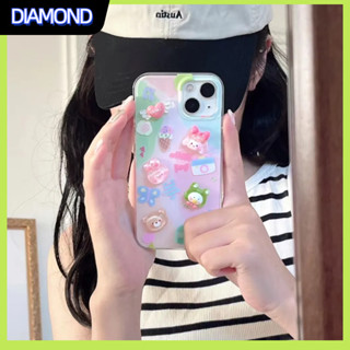 💲คูปองเคลม💲เคสไอโ case for iphone 11 12 กระต่าย 3 มิติ เคส 14 13 12 11 pro max ซิลิโคนเหลวป้องกันการตกหล่น