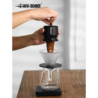 ถ้วยผงกาแฟ MHW-3BOMBER Bomber Powder Receiver Grinder Receiver Hand-Pour Italian Coffee Dropper