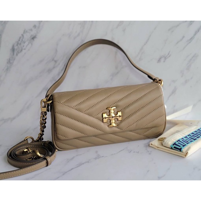 พร้อมส่ง✨✨[สด-ผ่อน] Tory Burch Kira Chevron Small Flap Shoulder Bag