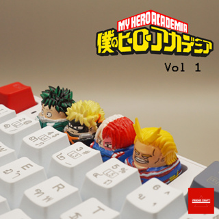 Keycaps คีย์แคป Artisan Set My Hero Academia Vol1 งาน Handmade Keycap