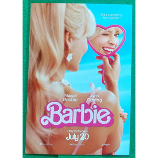 มินิโปสเตอร์MiniPosterBarbieบาร์บี้จากโรงหนังSFกระดาษแข็งขนาดกว้างxยาว13x19นิ้ว