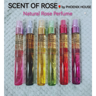 SCENT OF ROSE 🌹 Natural Rose Perfume น้ำหอมสกัดจากดอกกุหลาบนานาสายพันธุ์ หอมติดทนนาน ขวดหัวสเปรย์พกพา ปริมาณ 10 cc.