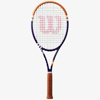 Wilson ไม้เทนนิส Blade 98 V8 16x19 Roland Garros 2023 Tennis Racket 4 1/4 | Navy/White/Clay ( WR127911U2 )