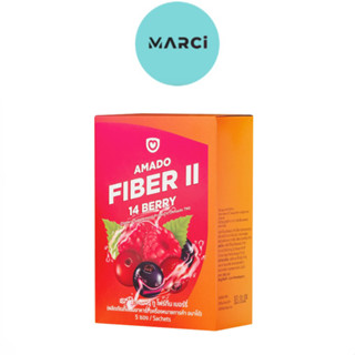 Amado Fiber II 14 Berry อมาโด้ ไฟเบอร์ ทู โฟร์ทีน เบอร์รี่ [5 ซอง/กล่อง]