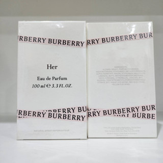 น้ำหอมแท้ Burberry Her Eau de Parfum 100ml กล่องซีล