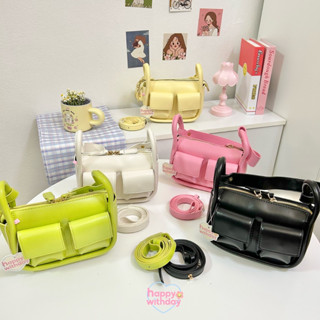 J2 rainbow bag กระเป๋าหนัง กระเป๋าหน้าสะพายได้2แบบ มีสาย2เส้น