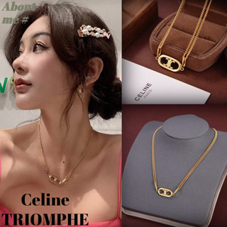 สร้อยคอ Celine TRIOMPHE ผู้หญิง สร้อยคอจมูกหมู