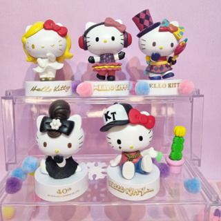 พร้อมส่ง มีสินค้าในไทย🔥โมเดล hello kitty x คิดตี้ ( ยกชุด 5 แบบ )