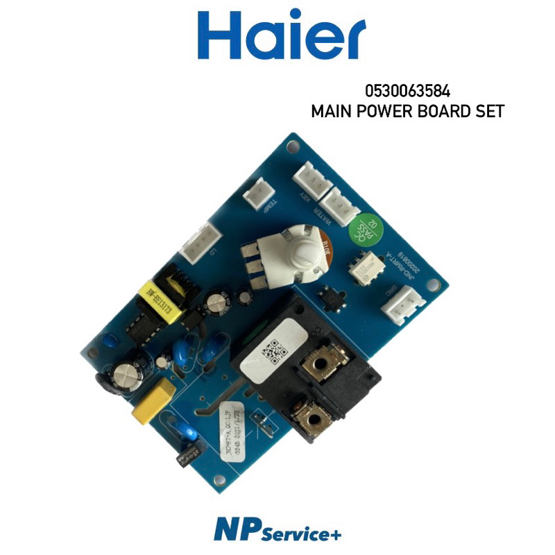 บอร์ดเครื่องทำน้ำอุ่นไฮเออร์| MAIN POWER BOARD SET |0530063580|แผงวงจร|อะไหล่แท้100%|ใช้ได้กับรุ่น E