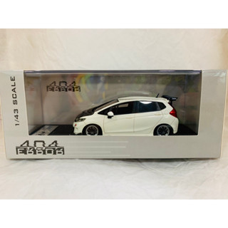 โมเดลรถ Jsracing 1:43 TARMAC HONDA FIT RS SPOON WHITE