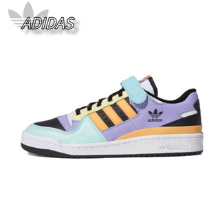 Adidas Forum Low Easter Low Top Orange Blue รองเท้าผ้าใบ แท้ 100%