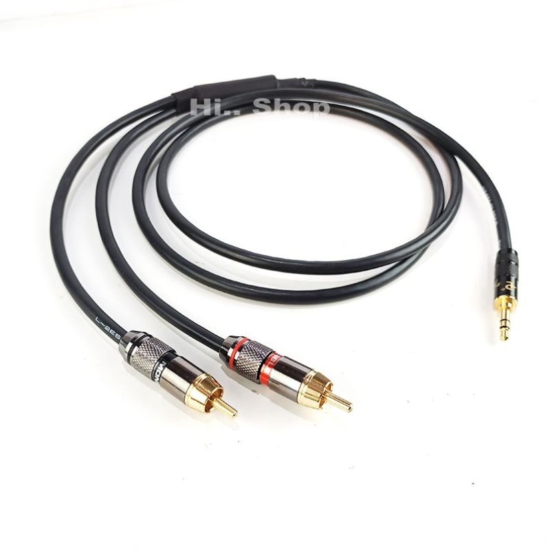 สาย Y mini3.5 - 2RCA สาย CANARE L-2E5AT แจ็ค Palic/ MONSTER