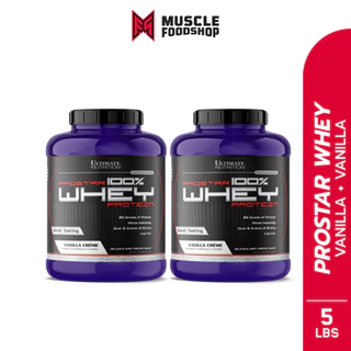 [เซ็ตคู่ Bundle] ULTIMATE NUTRITION - PROSTAR Whey Protein 5.28 Lbs x 2 กระปุก 3 รสชาติ